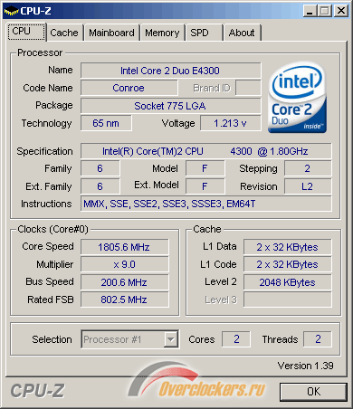 Разгон Intel Core 2 Duo E4300: Подробное руководство